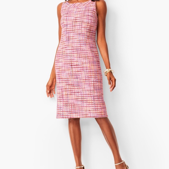 rsvp by Talbots Ribbon Tweed Shift Dress - Picture 4 of 10